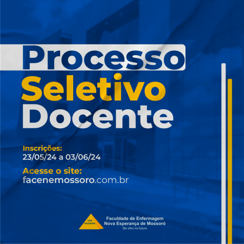 Processo seletivo para Docentes dos cursos de graduação de Farmácia, Biomedicina e Fisioterapia