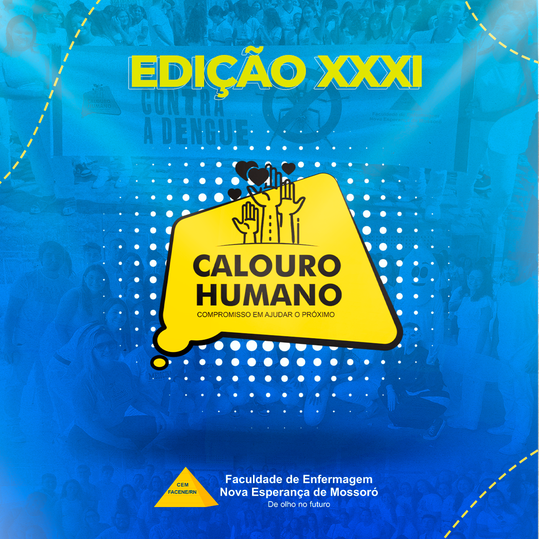 Edital de Abertura das Inscrições para a XXXI Edição do “Calouro Humano”  O NEIC tem a satisfação de anunciar a abertura das inscrições para a XXXI Edição do evento 