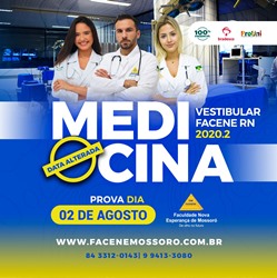 VESTIBULAR MEDICINA FACENE/RN 2020.2 – COMUNICADO DE ALTERAÇÃO DE DATA