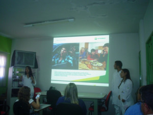Saúde do homem. Facene/RN desempenha trabalho de educação em saúde com alunos do quinto período