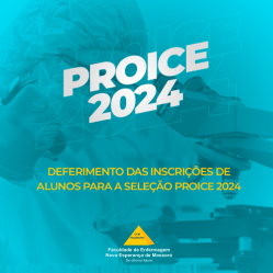 SELEÇÃO PARA PARTICIPAÇÃO DE ALUNOS DA FACENE/RN EM PROJETOS DE INICIAÇÃO CIENTÍFICA E DE EXTENSÃO – PROICE 2024 – LISTA DE DEFERIMENTO DAS INSCRIÇÕES