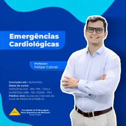 INSCRIÇÕES ABERTAS PARA O CURSO DE IMERSÃO EMERGÊNCIAS CARDIOLÓGICAS