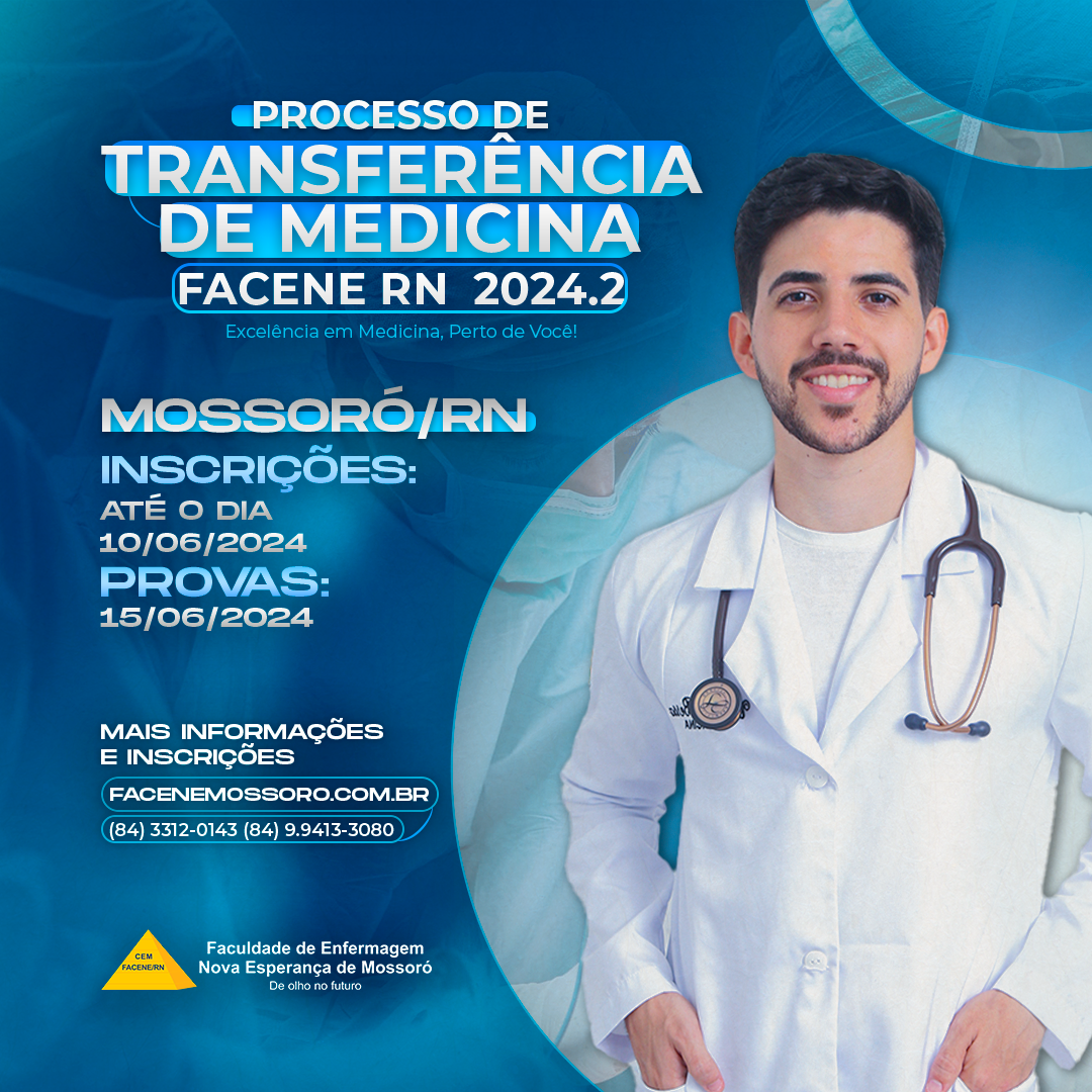 Processo seletivo de Medicina para Transferidos e Graduados está aberto.