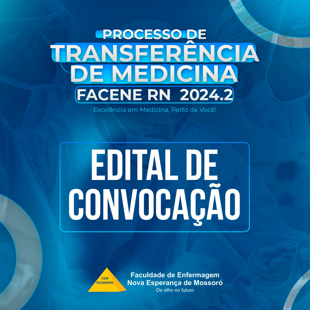 EDITAL REFERENTE À PRIMEIRA CHAMADA DO PROCESSO SELETIVO PARA TRANSFERÊNCIA E INGRESSO DE GRADUADOS 2024.2 - EDITAL Nº 24/2024