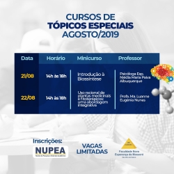 TÓPICOS ESPECIAIS AGOSTO 2019