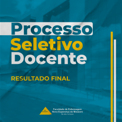 RESULTADO DA FINAL DO PROCESSO SELETIVO DOCENTE – EDITAL Nº 01/2024