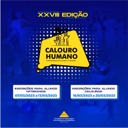 NEIC DIVULGA EDITAL DE CONVOCAÇÃO PARA PARTICIPAÇÃO DE ALUNOS VETERANOS E CALOUROS NA XXVIII EDIÇÃO DO CALOURO HUMANO DA FACENE/RN