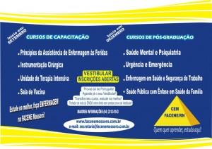A CENTRAL DE CURSOS FACENE/RN LANÇA DIVERSOS CURSOS DE CAPACITAÇÃO E DE PÓS.