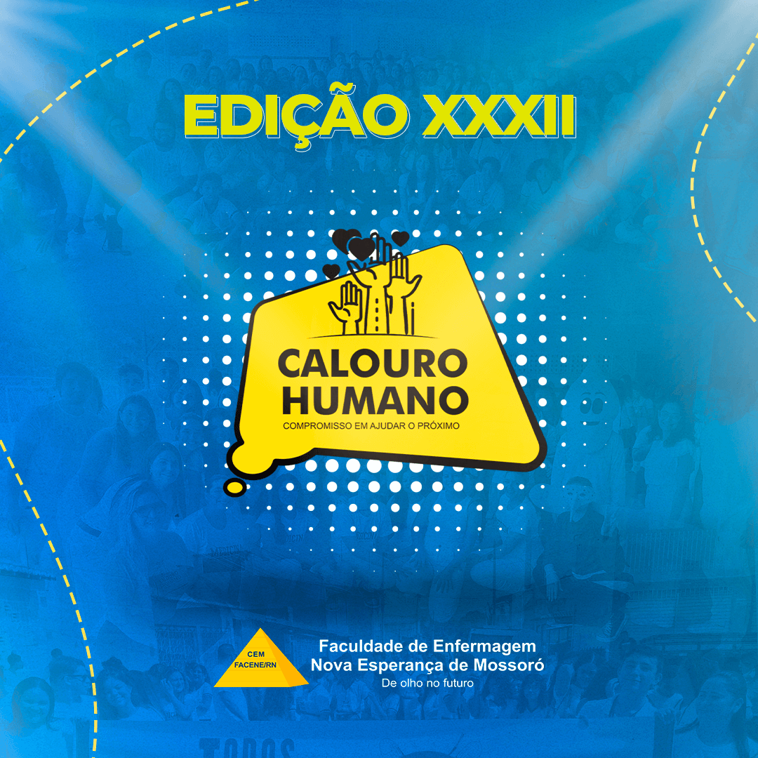O NEIC (Núcleo de Extensão e Iniciação Científica) divulga o edital para participação da XXXI edição do “Calouro Humano”