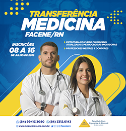 EDITAL PARA TRANSFERÊNCIA EXTERNA – MEDICINA – FACENE/RN