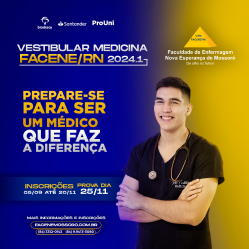 Edital para o vestibular tradicional de Medicina para ingresso em 2024.1 está aberto