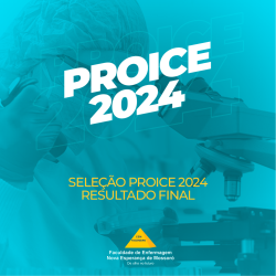 NEIC DIVULGA A LISTA DE ALUNOS APROVADOS NA SELEÇÃO PROICE 2024