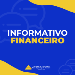 Atenção! Informativo financeiro