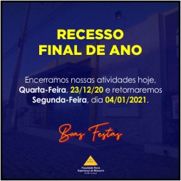 RECESSO FINAL DE ANO