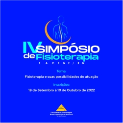 IV Simpósio de Fisioterapia da FACENE/RN
