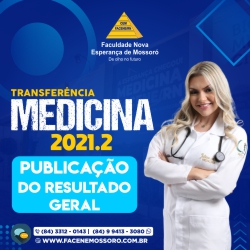 1ª RETIFICAÇÃO AO RESULTADO GERAL REFERENTE AO PROCESSO SELETIVO PARA TRANSFERÊNCIA E INGRESSO DE GRADUADOS 2021.2