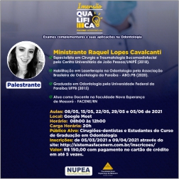 IMERSÃO QUALIFICA CURSO EXAMES COMPLEMENTARES E SUAS APLICAÇÕES NA ODONTOLOGIA